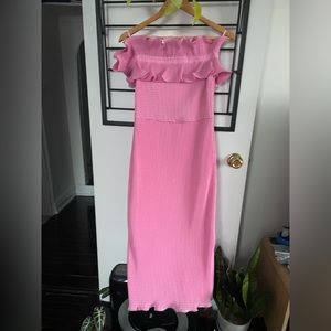 Keepsake Off the Shoulder Ruffle Dress - S, US 4, AU/UK 8